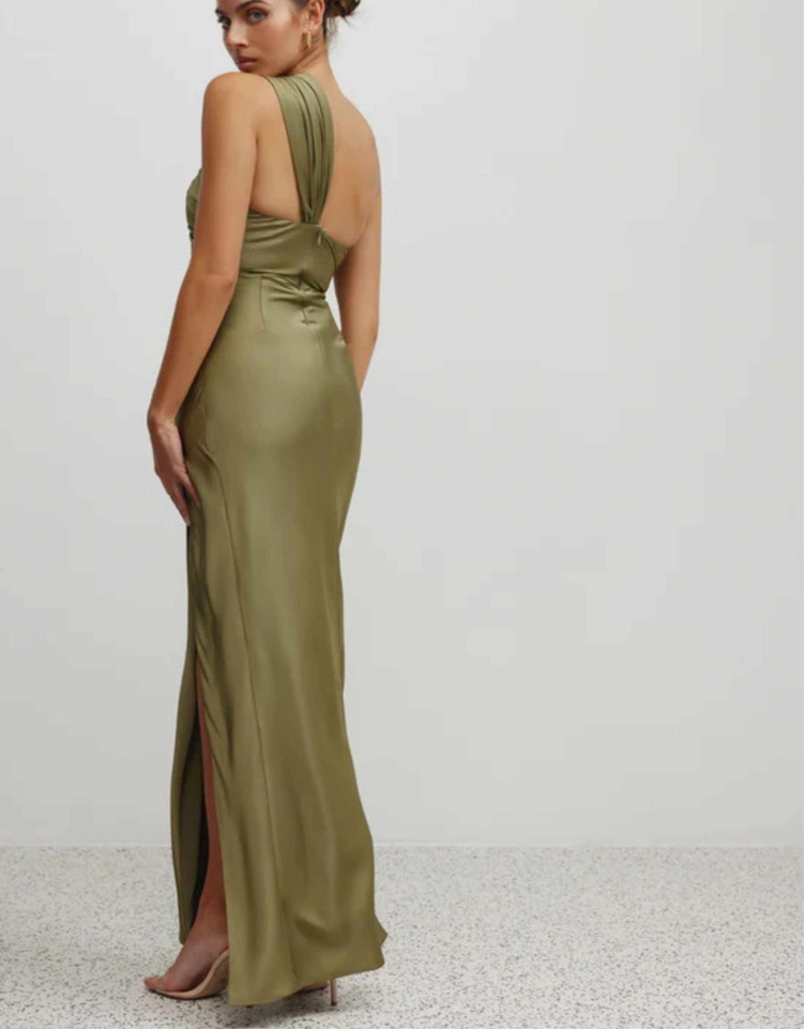 Lexi Josefina Dress, Moss photo 3