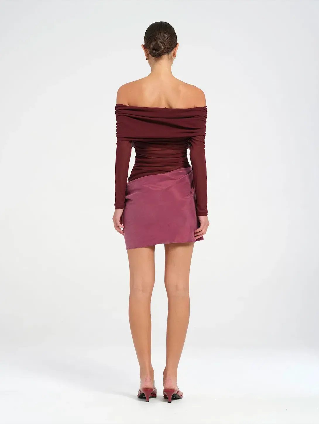 Benni Luca Mini Dress in Plum Size 8 / AU 8 photo 3