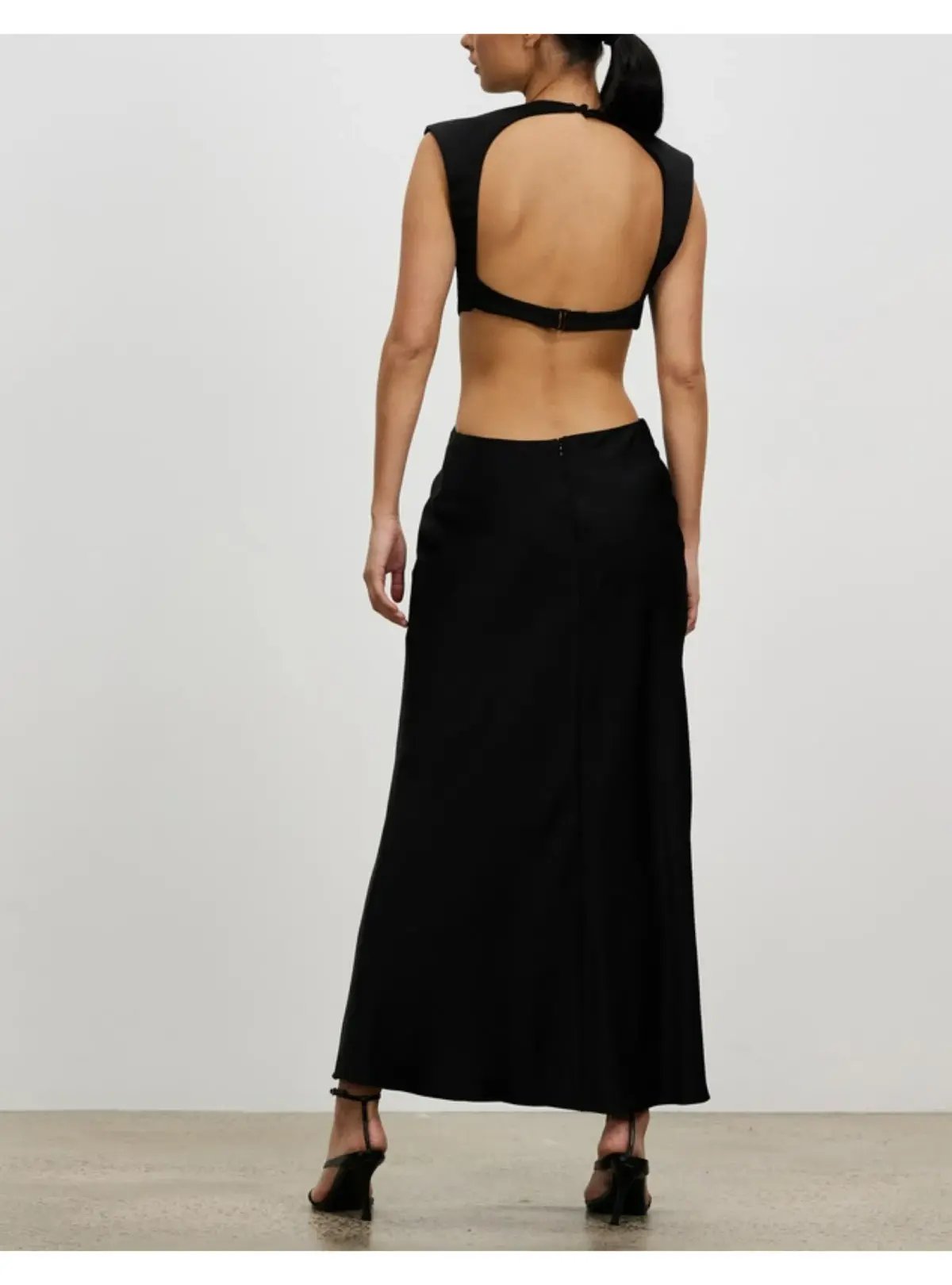 Bec & Bridge Ciao Bella Midi Dress Black Size AU 8 photo 3