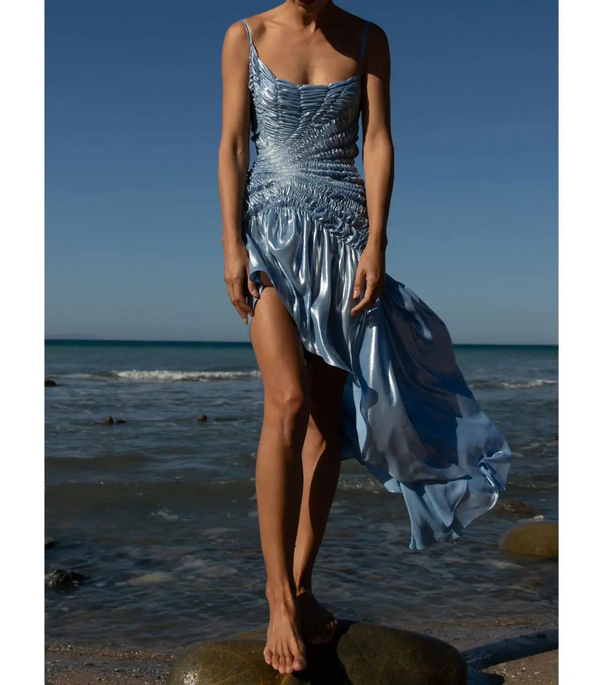 Georgia Hardinge Celestial Dress Blue Size AU 10 photo 2