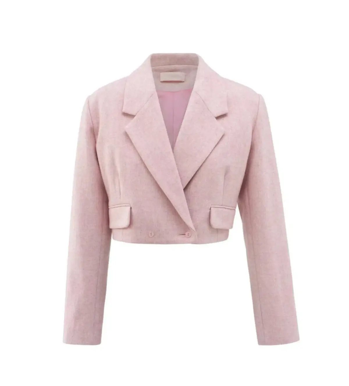 Sofia The Label Farrah Straight Leg Pants and Cropped Blazer Pink Set Size AU 14 photo 4