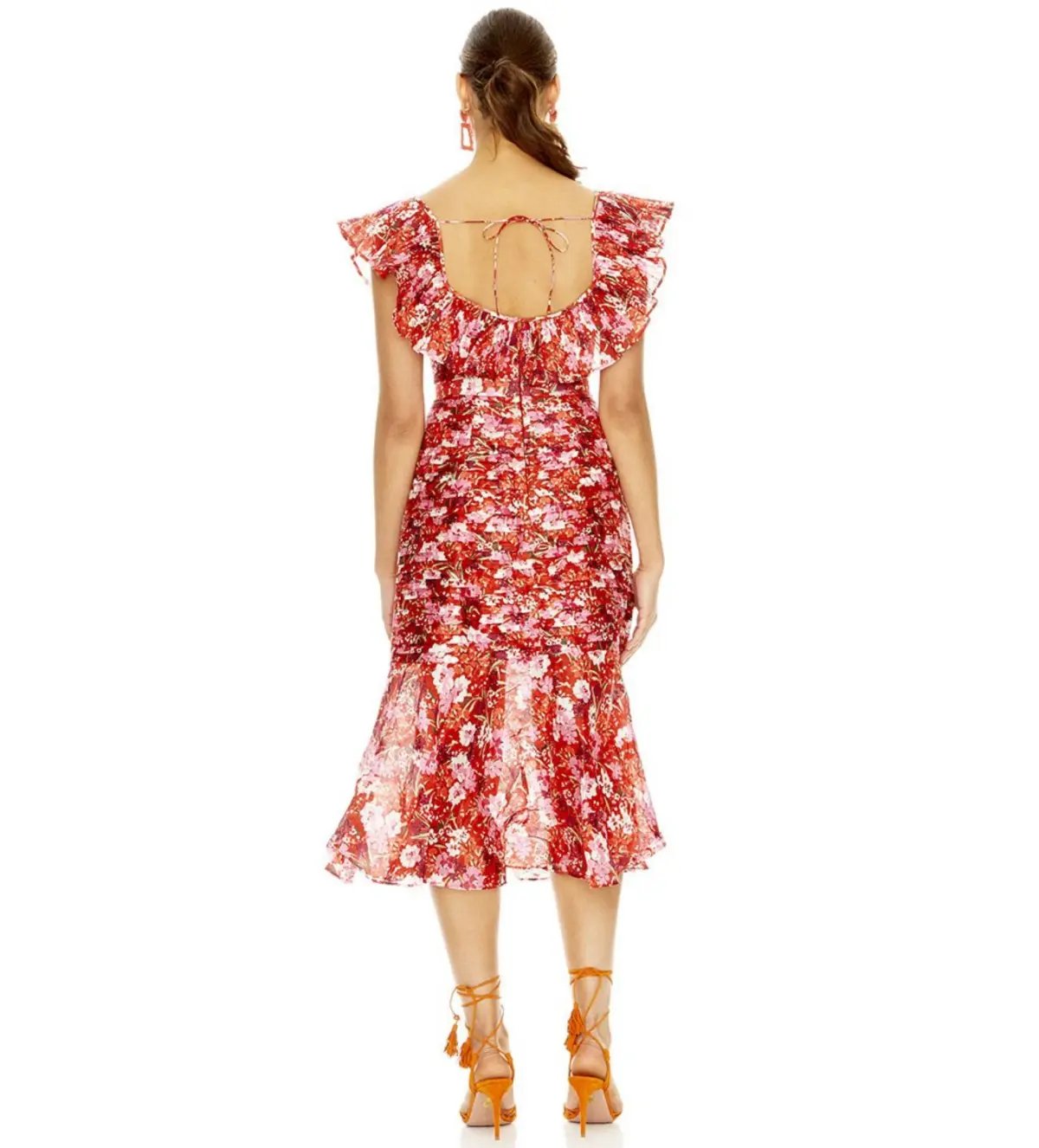 Talulah Cloud Nine Midi Dress Floral Size 6 photo 2