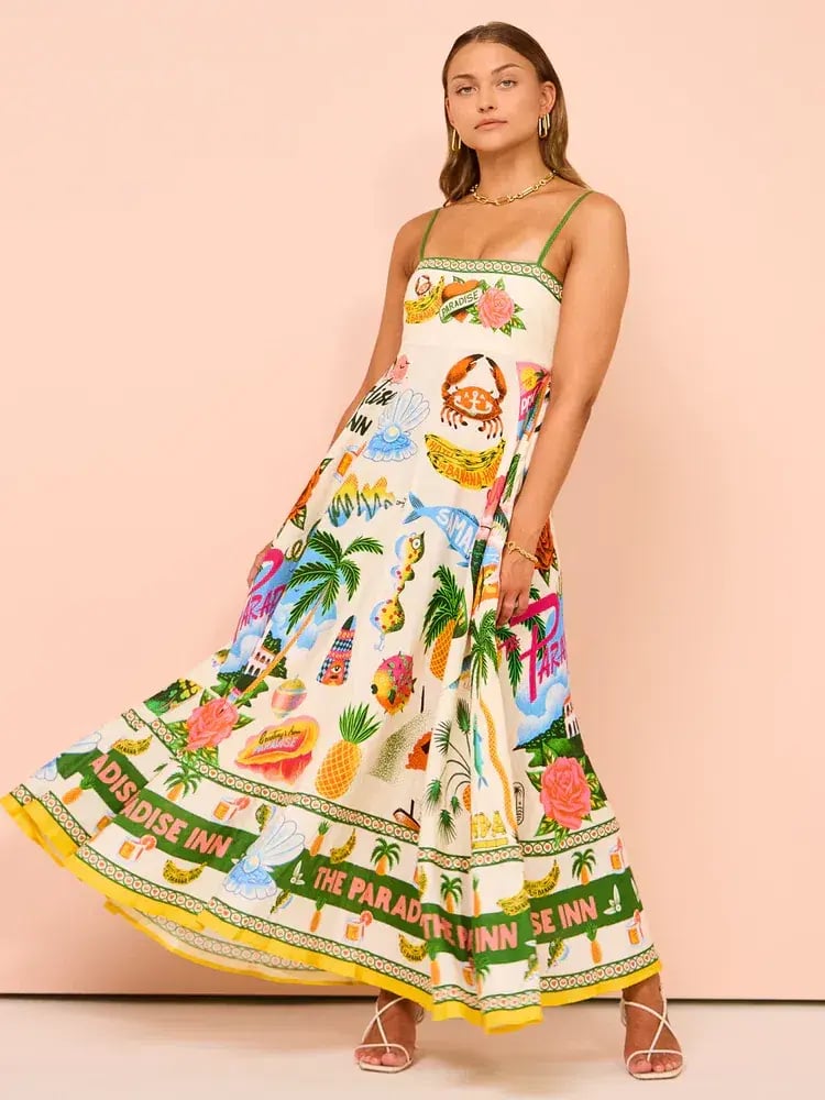 Alemais Paradiso Sundress in Multi Size AU 8 photo 2