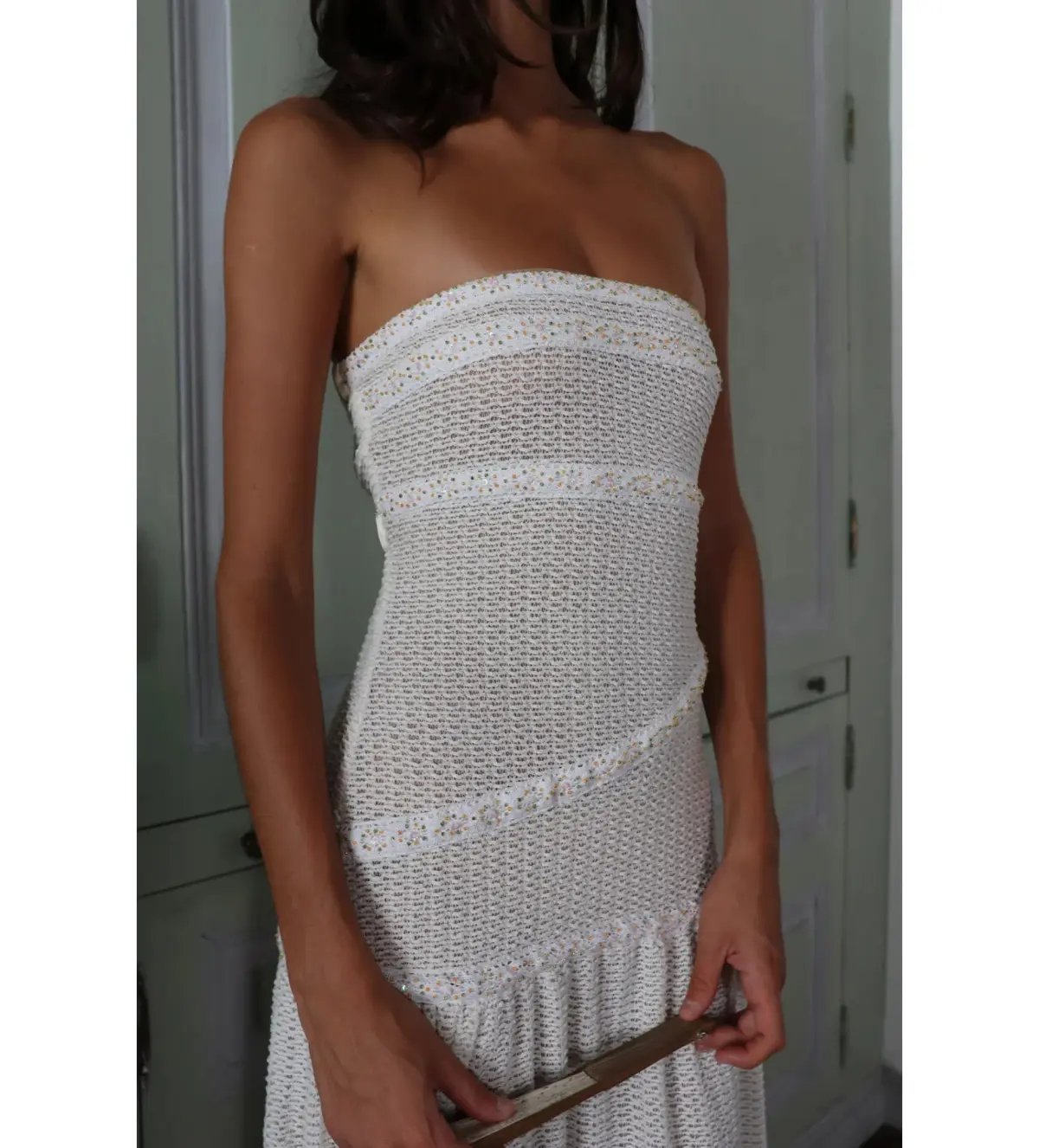 Fait Par Foutch Colette Maxi Dress Ivory Size AU 8 photo 3