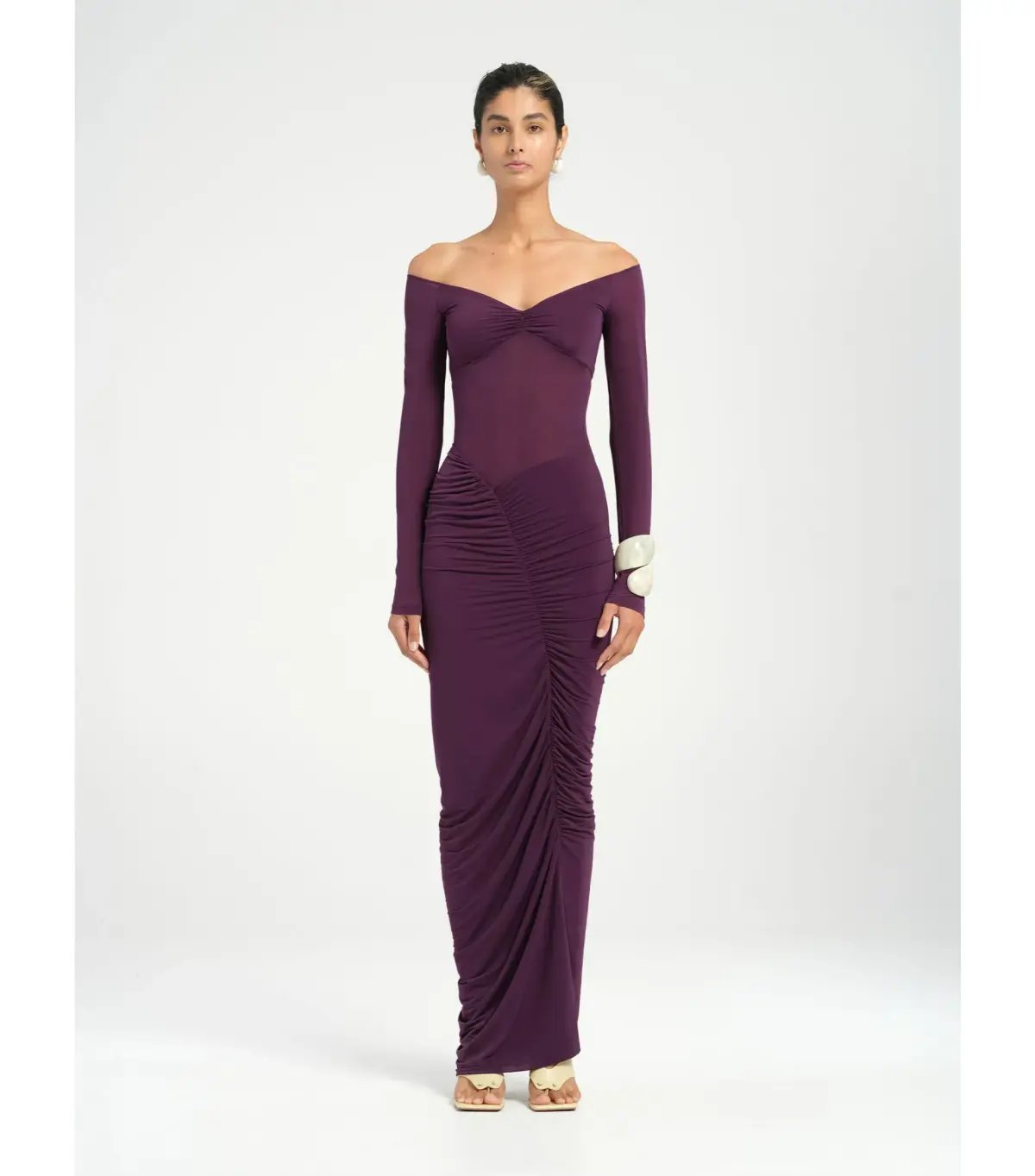 Benni Wilma Maxi Dress in Deep Purple Size AU 10 photo 2