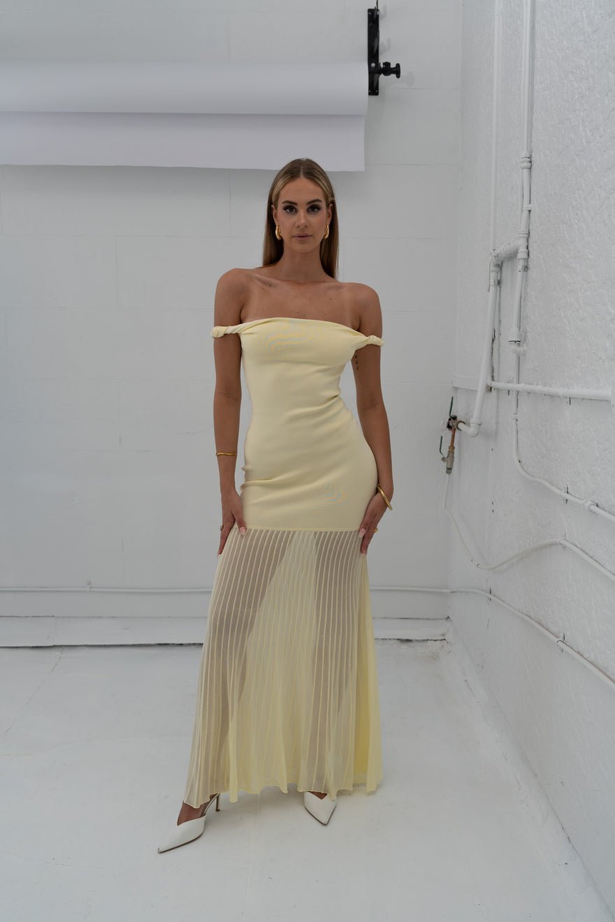 Sir The Label Ella Off Shoulder Twist Dress photo 2
