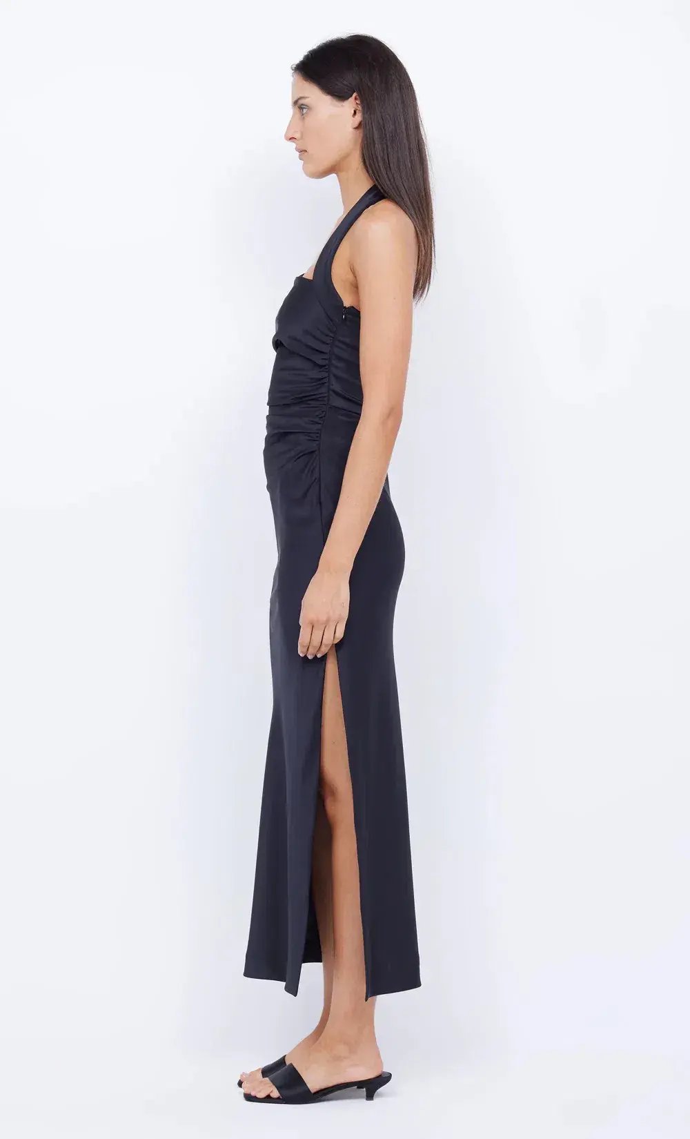 Bec & Bridge Ula Asym Maxi Dress Black Size 8 photo 4