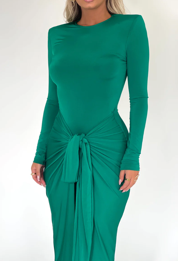 MARLISA MAXI DRESS GREEN photo 4