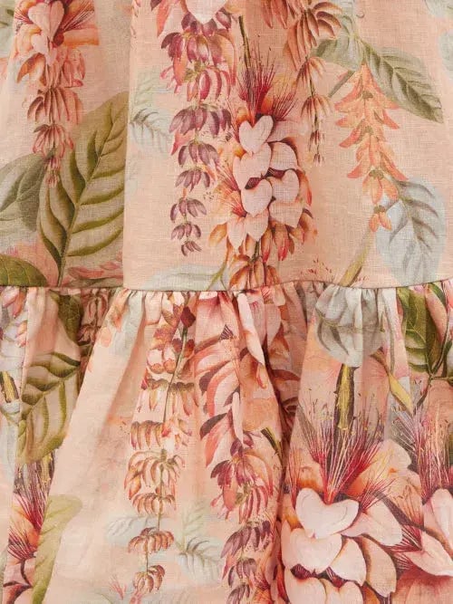 Zimmermann Candescent Plunge Neck Mini Print Size 0 photo 3