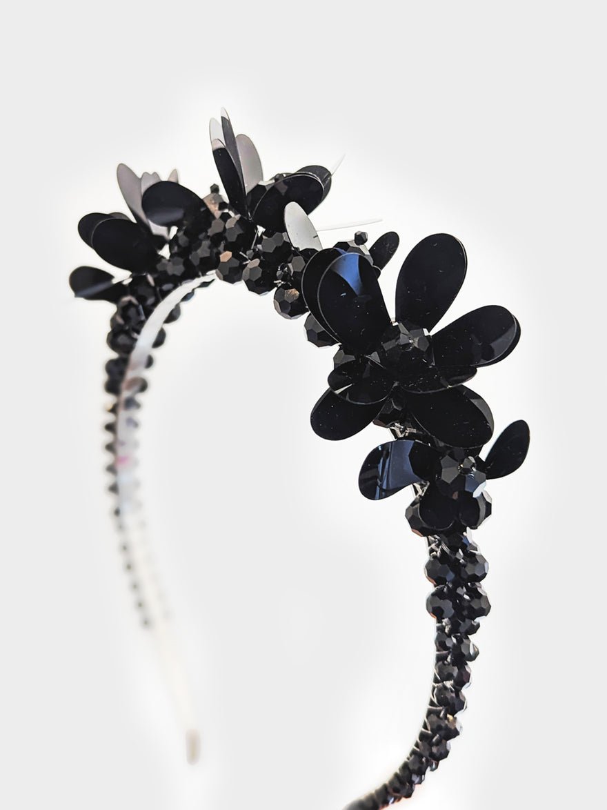 Simone Rocha Black Sequin Headband photo 2