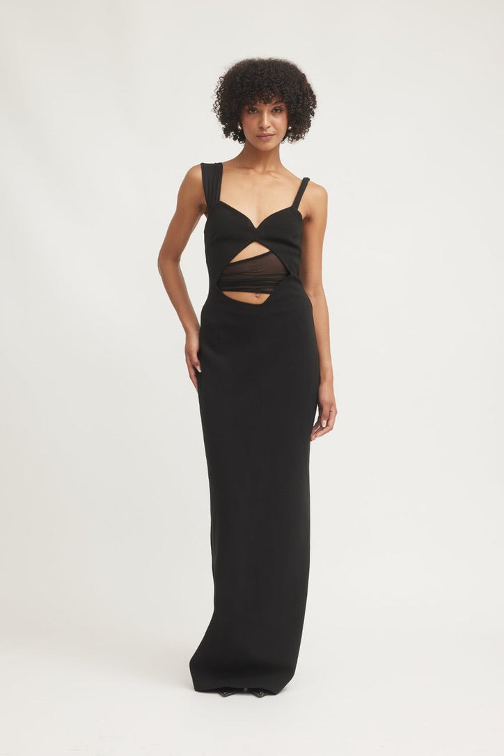 TOJHÀ MADELEINE DRESS - BLACK photo 2