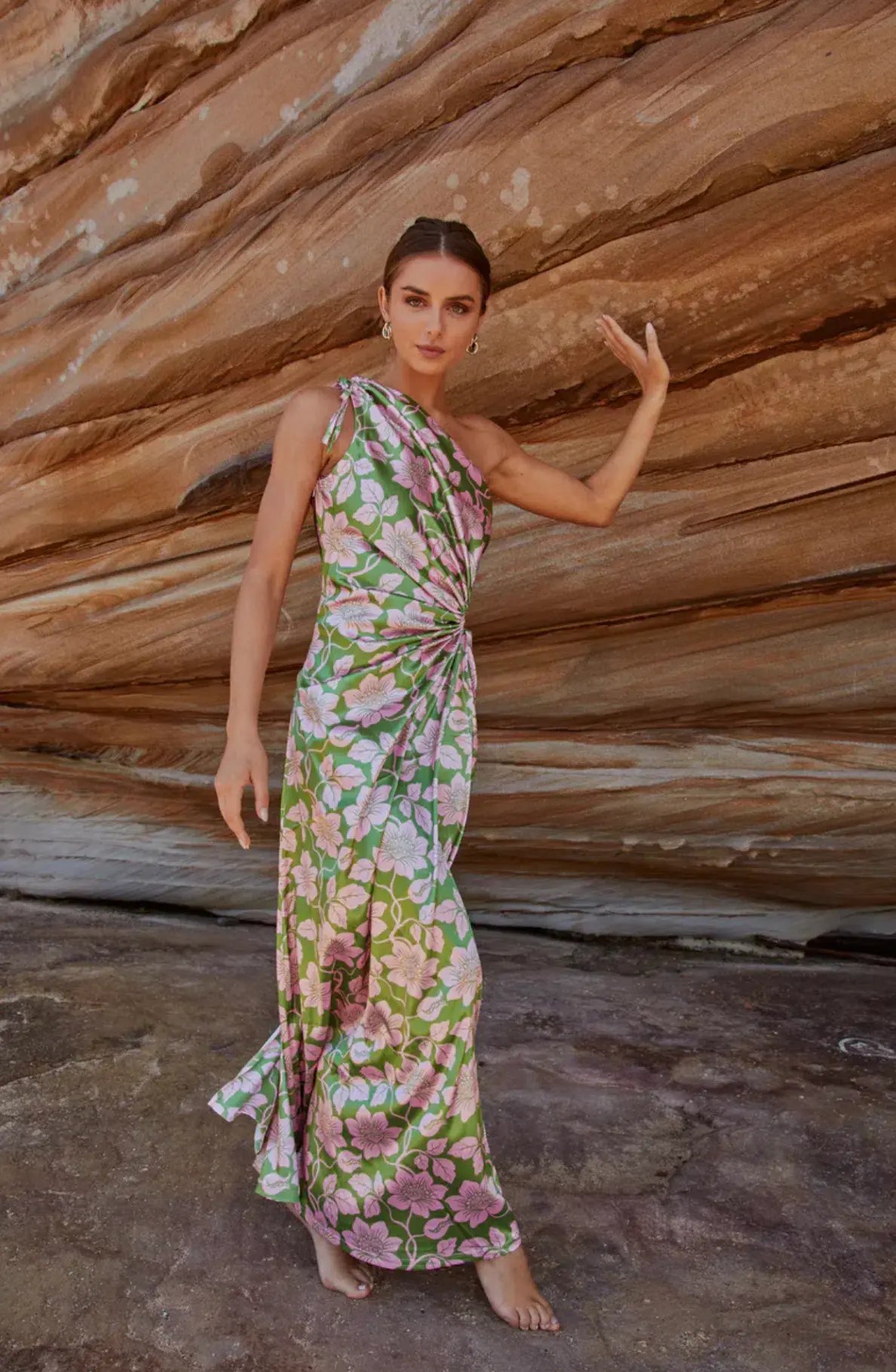 Sonya Moda Nour Forever Maxi Dress Floral Size 12 photo 2