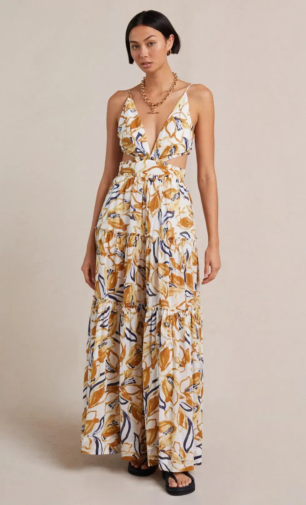Bec & Bridge Eugenie Maxi Dress Print Size 10 photo 2