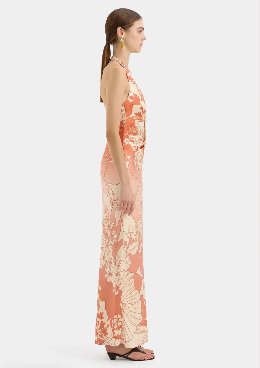 SIR Como Twist Maxi Dress Paradiso Print Size 10 photo 2