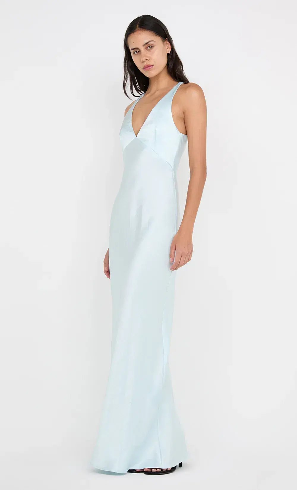 Bec & Bridge The Dreamer V Neck Dress Arctic Blue Size 6 photo 2