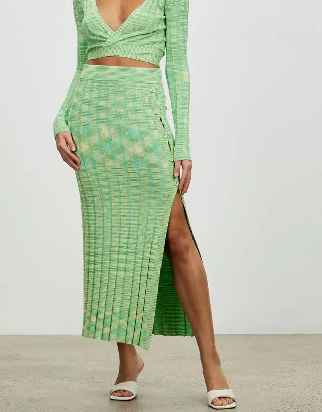 Lover Harriet Knit Top and Midi Skirt Set Print Size 8 photo 2