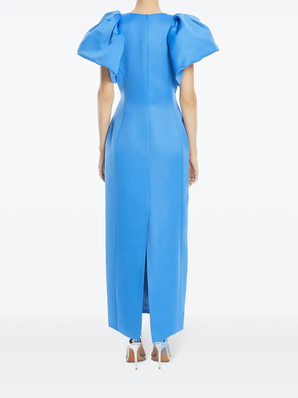 Leo Lin Lucinda Maxi Dress Steel Blue Size 14 photo 2