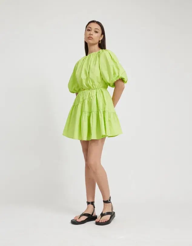 Tojha Alita Mini Dress Green Size 8 photo 2