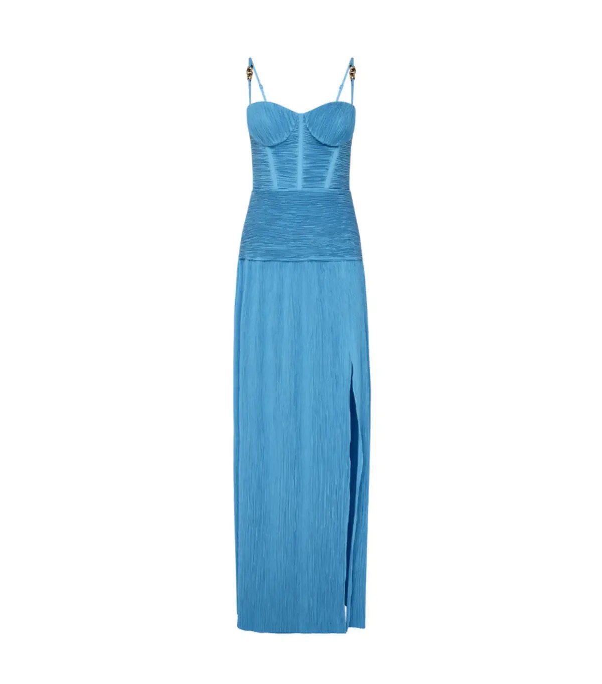 Manning Cartell Double Time Pleat Dress Cerulean Blue Size AU 12 photo 5