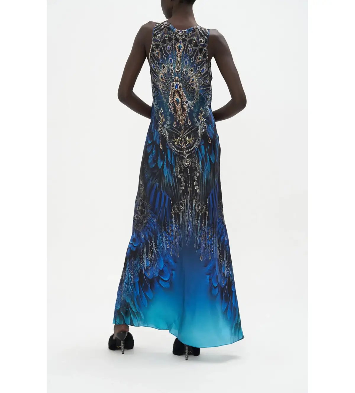 Camilla Bias Cut Tank Dress in Ground Control Size S / AU 10 photo 3