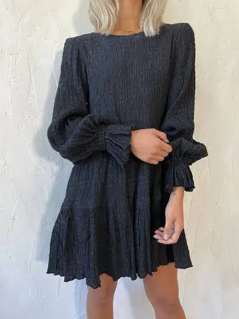 Sovere Asher Reversible Smock Dress Black Size AU 8 photo 4