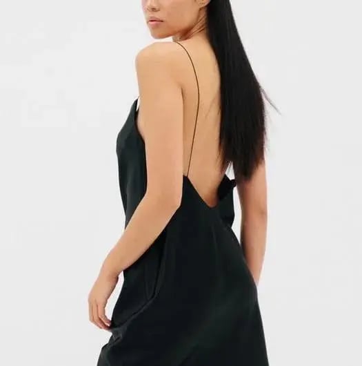 Natalie Rolt Virgo Gown Black Size 8 photo 4