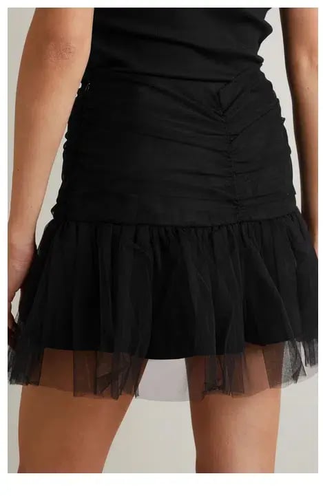 Molly Goddard Gathered Tulle Mini Skirt Size 8 photo 2