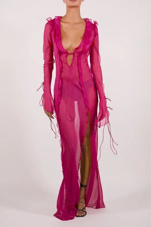 Rat & Boa Farretti Dress Pink Size 8 / S photo 2