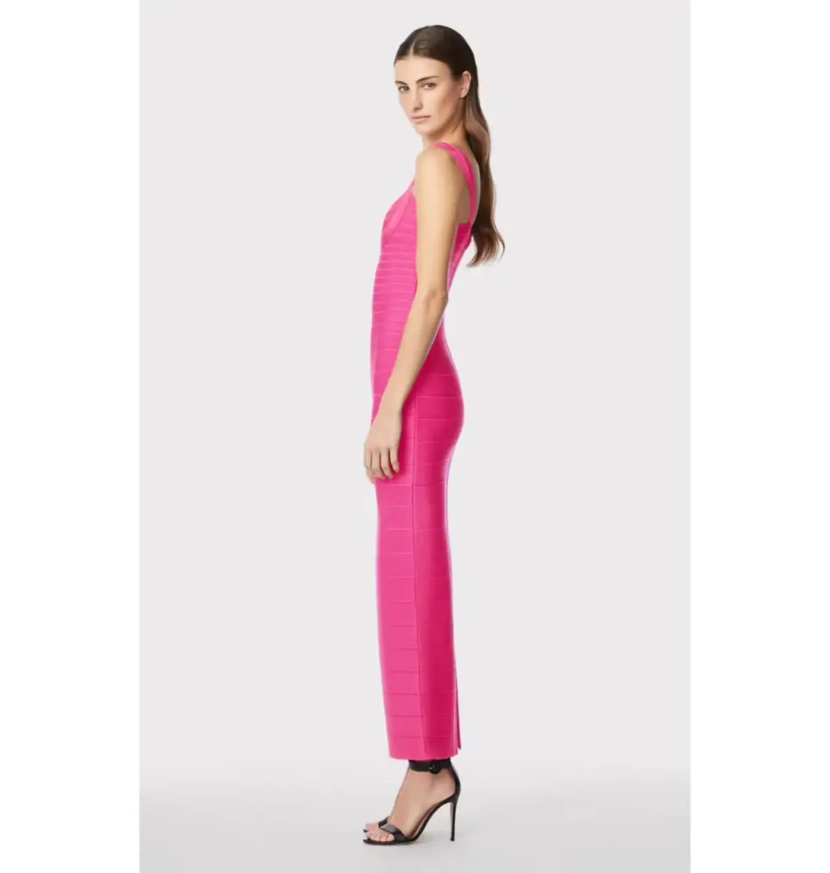 Herve Leger Sweetheart Gown Pink Size S / AU 8 photo 2