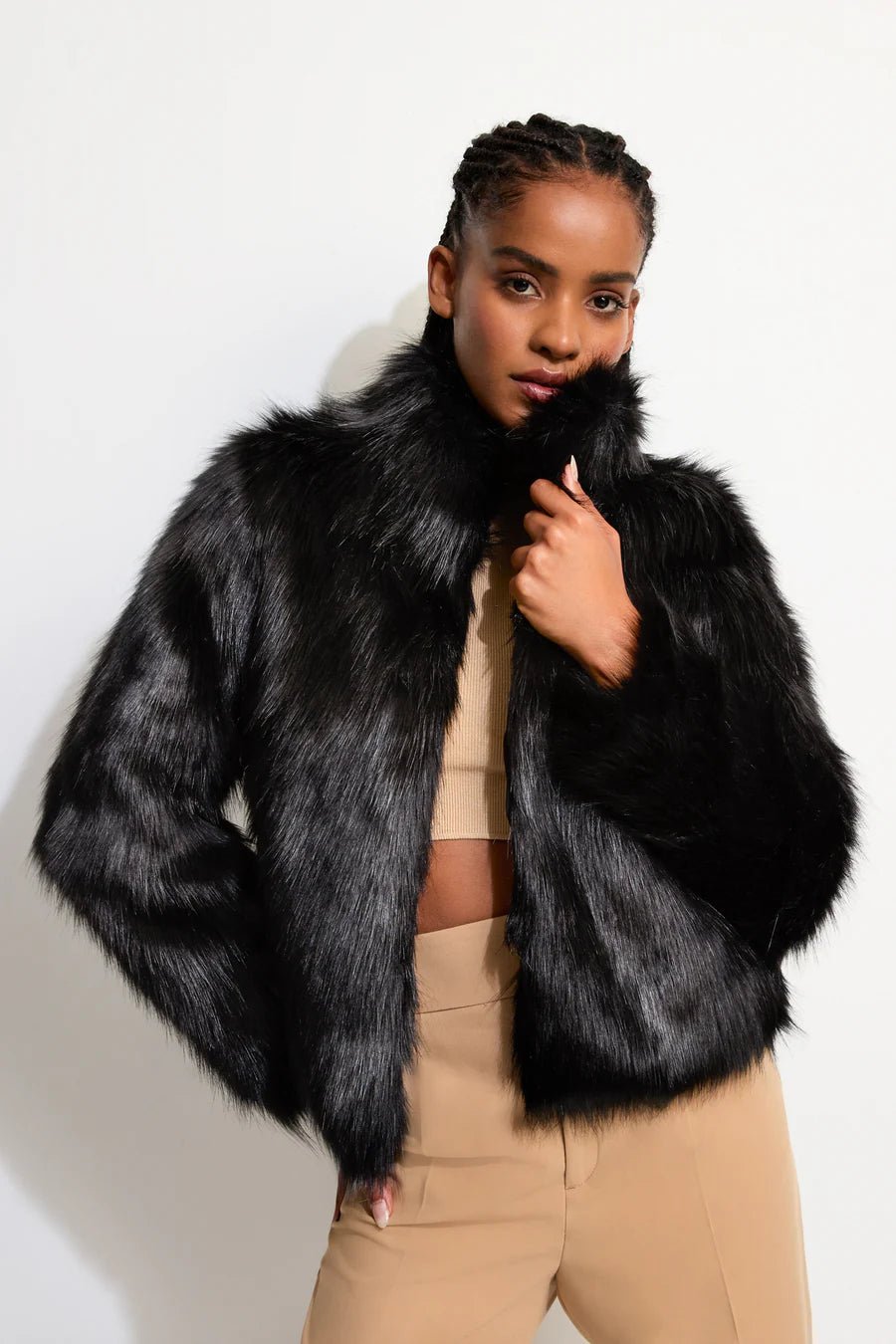 UNREAL FUR DELISH JACKET - BLACK photo 2