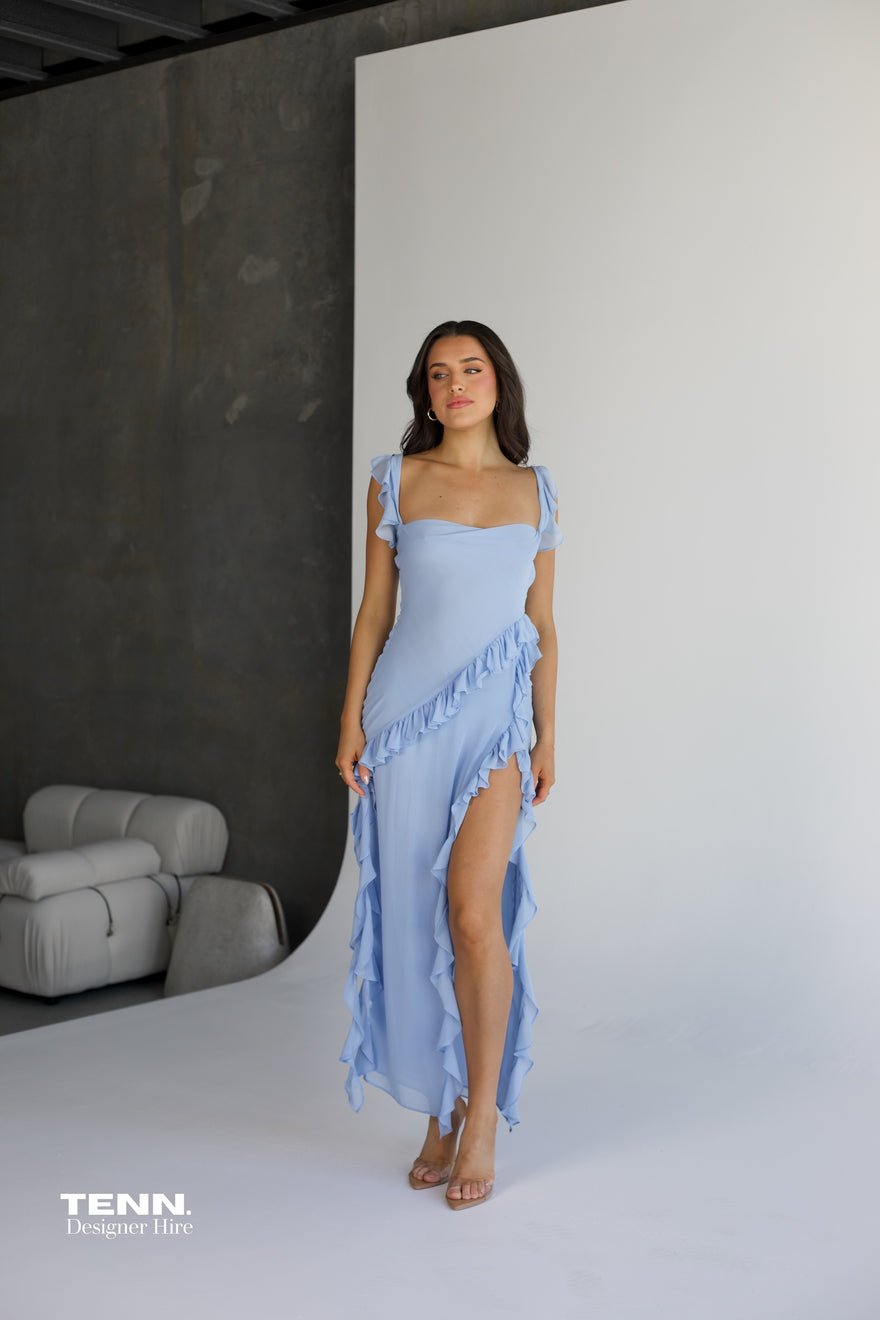 House of CB Ariela Dress - Soft Blue photo 3