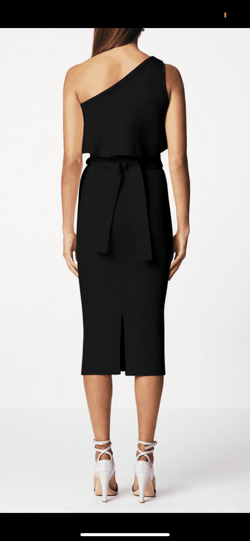 Scanlan Theodore - crepe dress black sz 6 photo 3