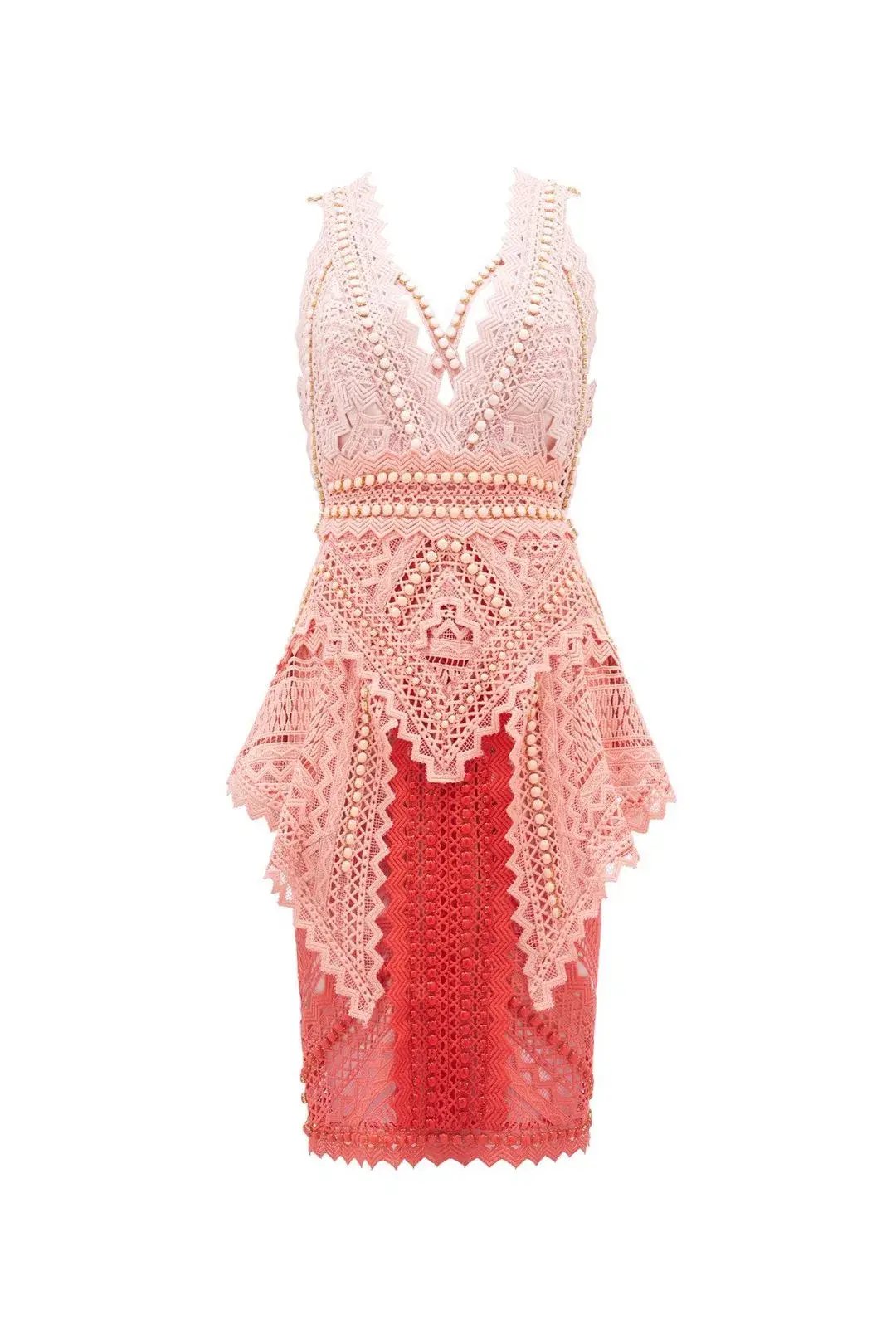 Thurley La Rambla Dress Red Ombre Size 8 (will fit a 10) photo 4