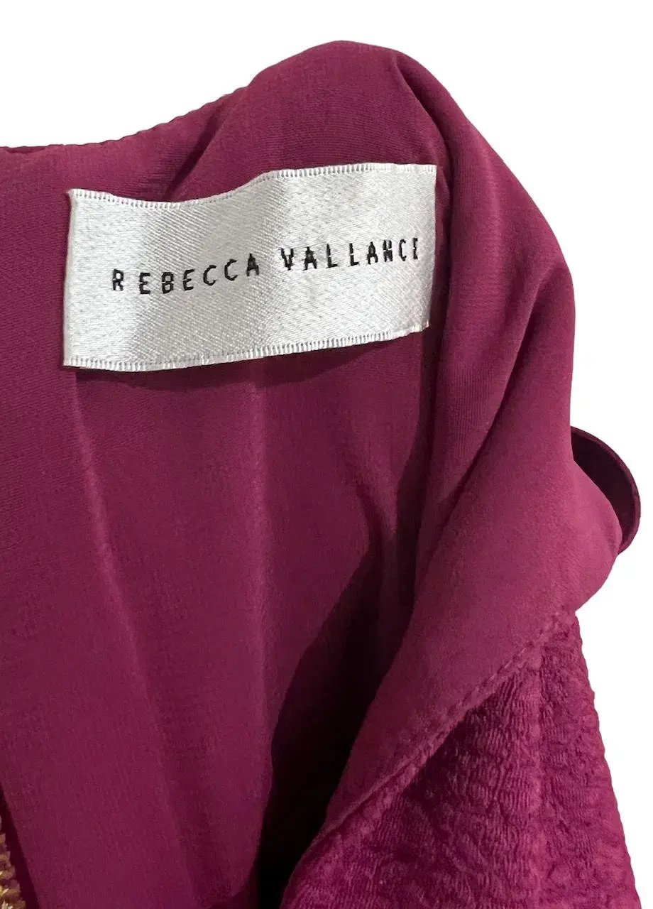 Rebecca Vallance Diana Midi Dress Grape Size 8 photo 4