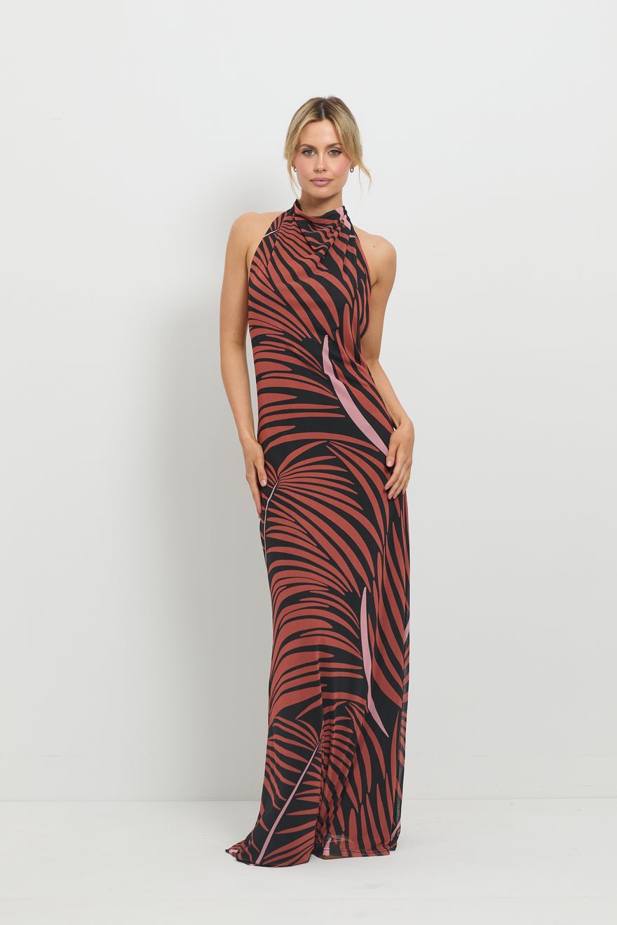 Pasduchas Tropico Funnel Maxi Dress - Sundown photo 4