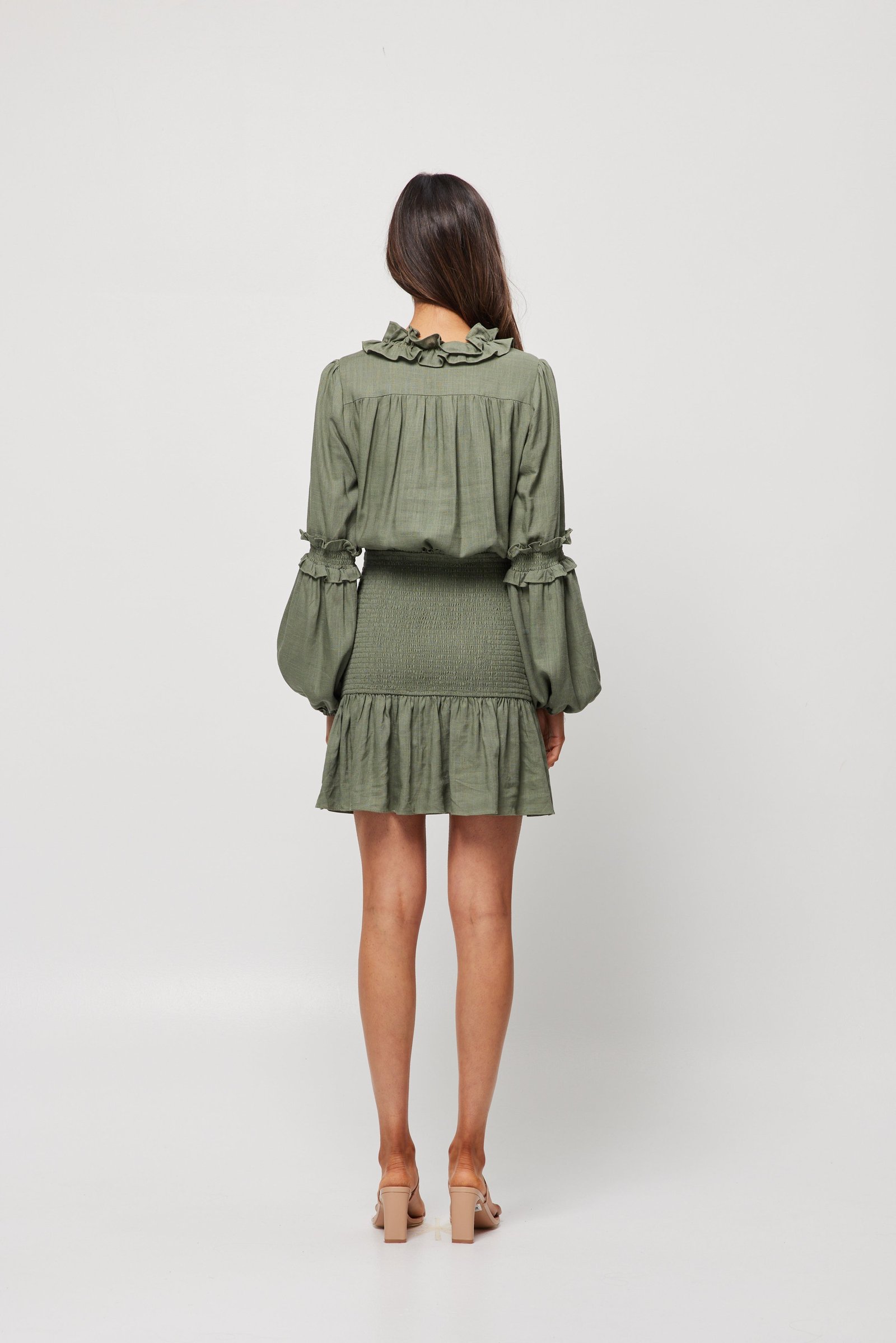 ELLIATT DEITY DRESS - OLIVE photo 4
