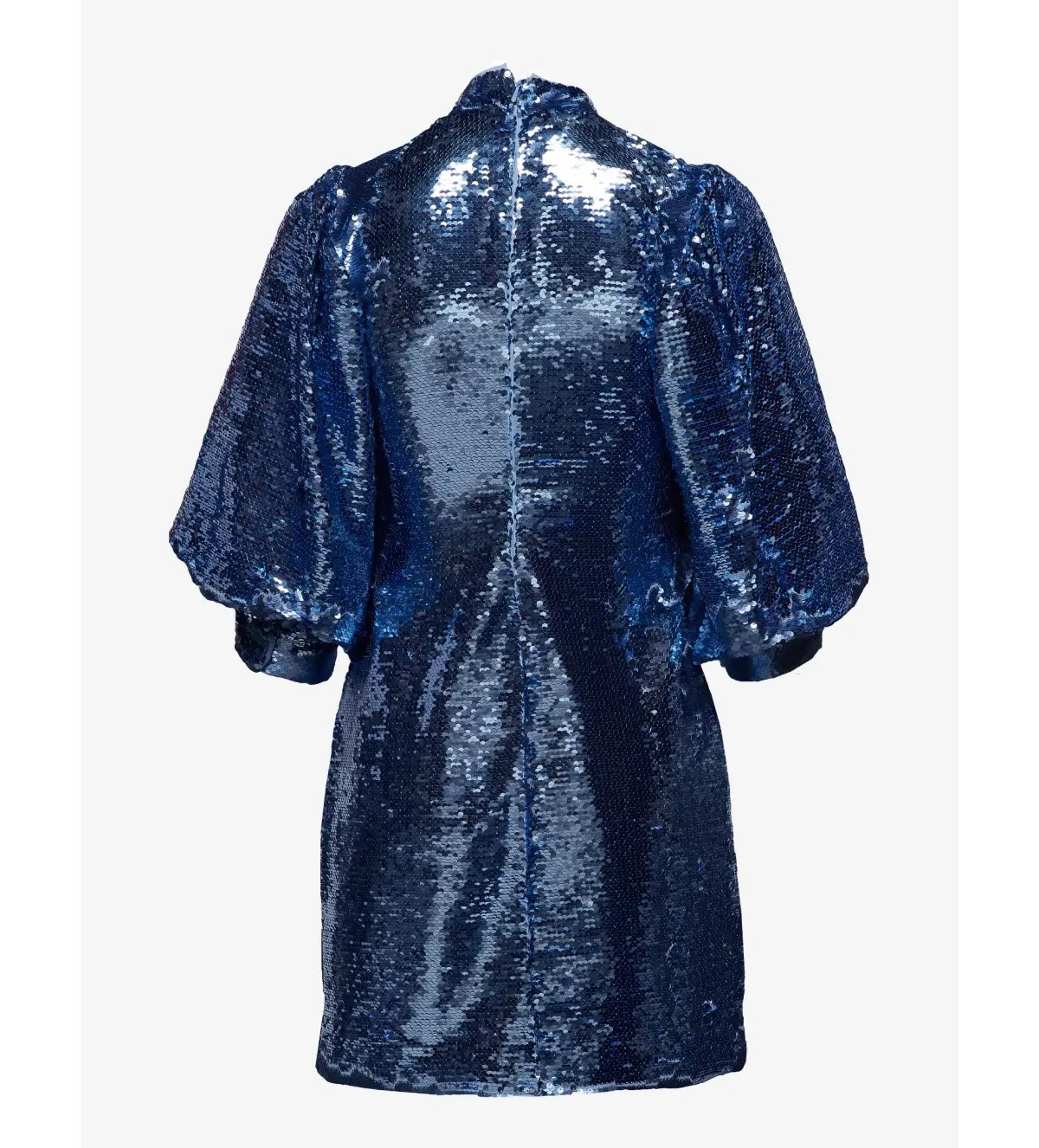 Ganni Forever Sequin Mini Dress in Blue Size 10 photo 5