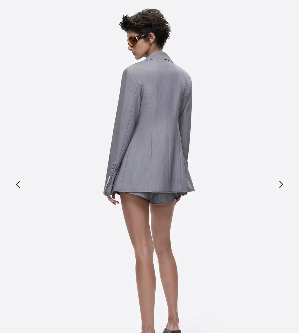 Deering Stitch Me Up Blazer & Shorts Mini Grey Size AU 14 photo 10