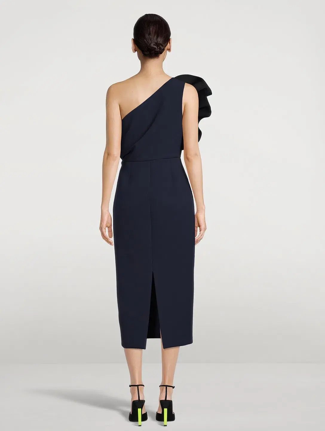 Rachel Gilbert Aurora Dress Navy Size 8 photo 2