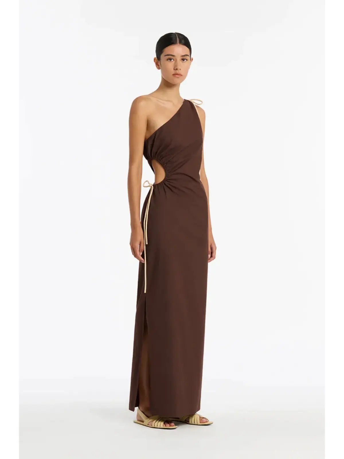 Sir the Label Jeanne One-Shoulder Maxi Dress Brown Size 2 / AU 10 photo 3
