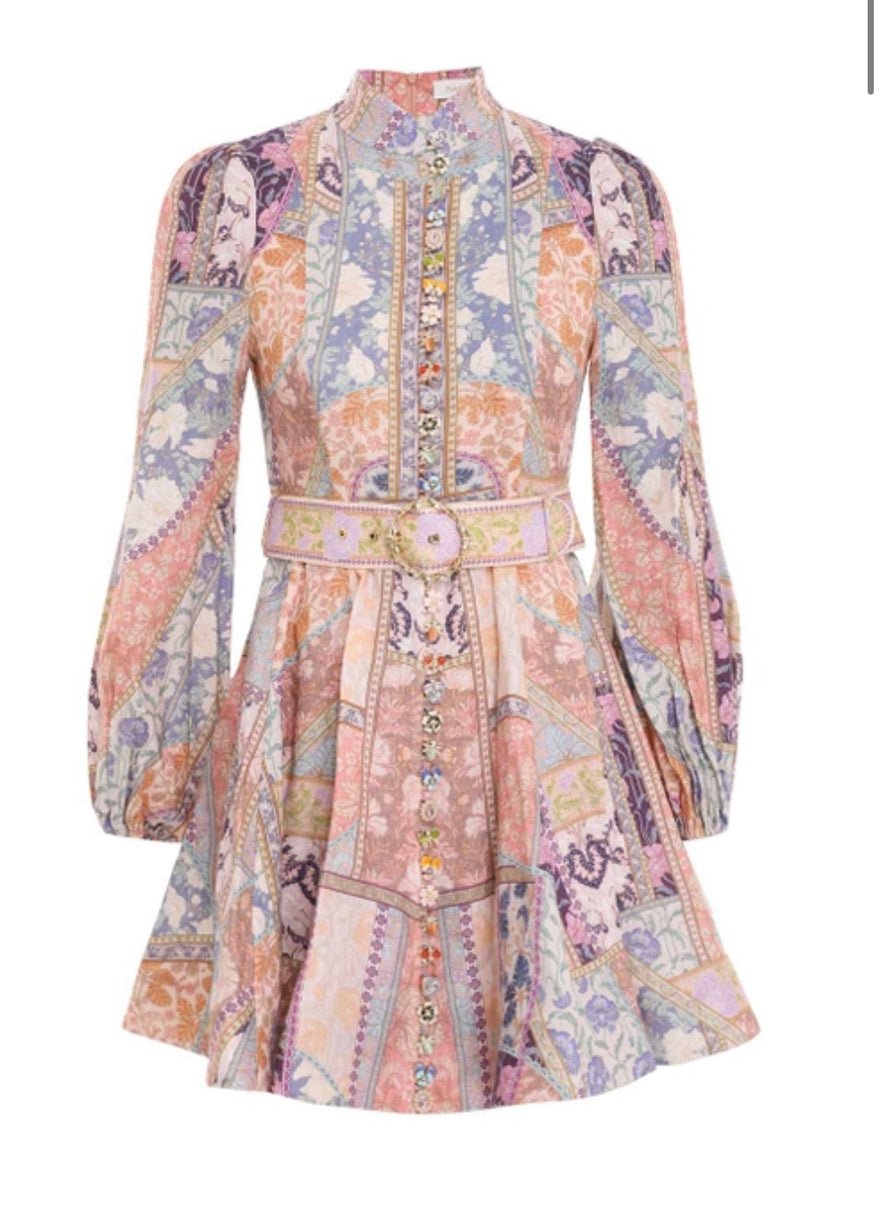 Zimmermann Stargazer Kaleidoscope Buttoned Mini photo 4