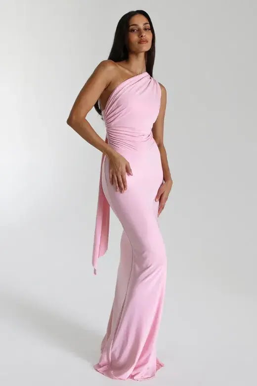 Natalie Rolt Fabienne Gown Blossom Pink Size 8 photo 2