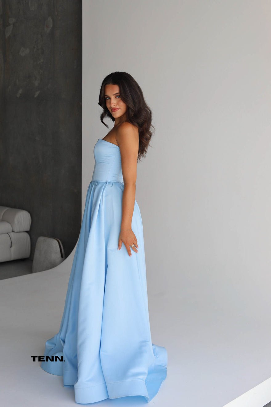 Lia Stublla Rosa Gown - Light Blue photo 3