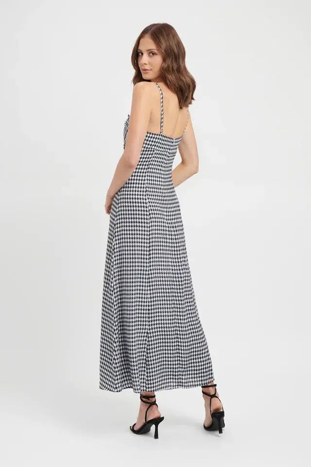 Kookai Alora Gingham Day Dress Size AU 12 photo 2