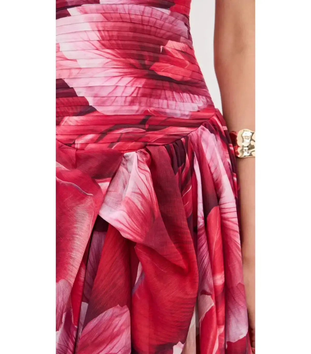 Aje Flora Maxi Gown Prismatic Floral Red Size AU 10 photo 4