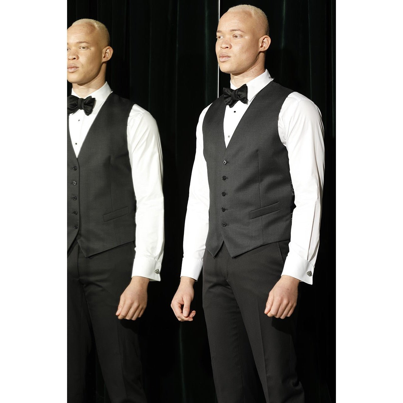 Joe Black Dark Charcoal Suit Waistcoat [BUY] photo 2