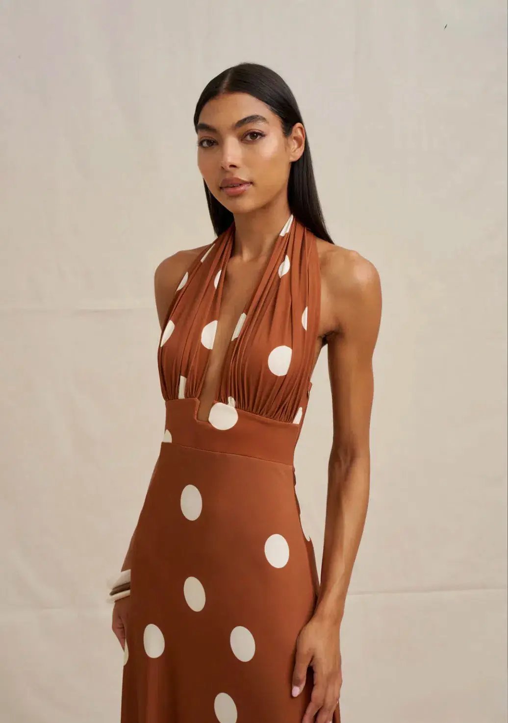 By Johnny PALOMA POLKA ANKLE DRESS Size 8 photo 2