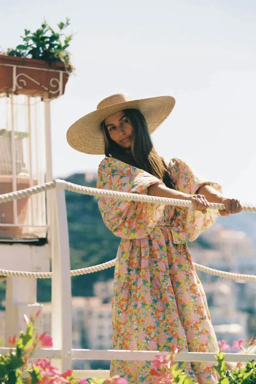 La Boheme Frida Maxi Dress Palermo Floral One Size photo 2