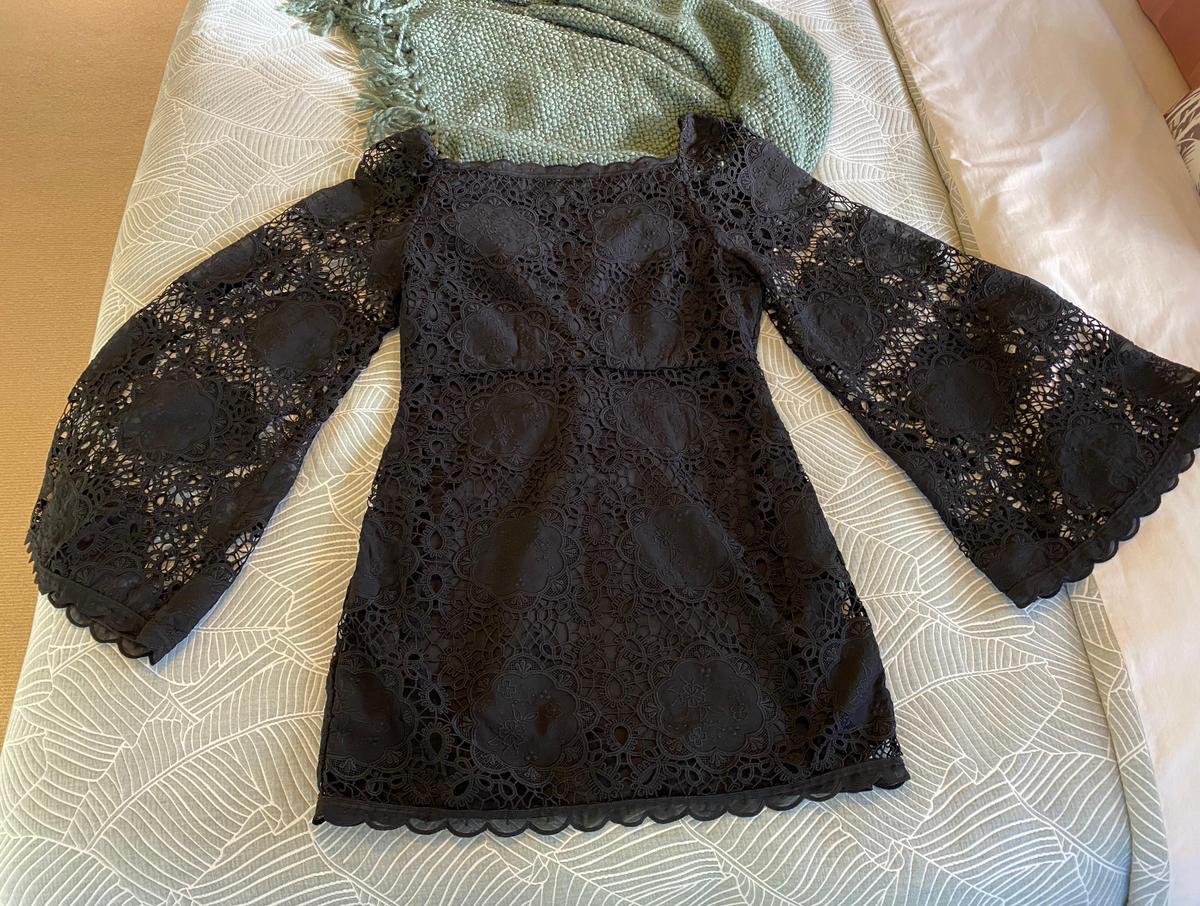 Alice McCall Diamond Mini Dress Black Size 14 photo 3