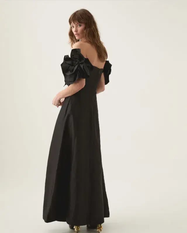 Aje Etta Midi Dress Black Size 12 photo 2
